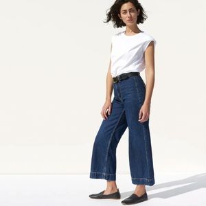 Everlane Wide Leg Jean Dark Wash Size 26 Ankle